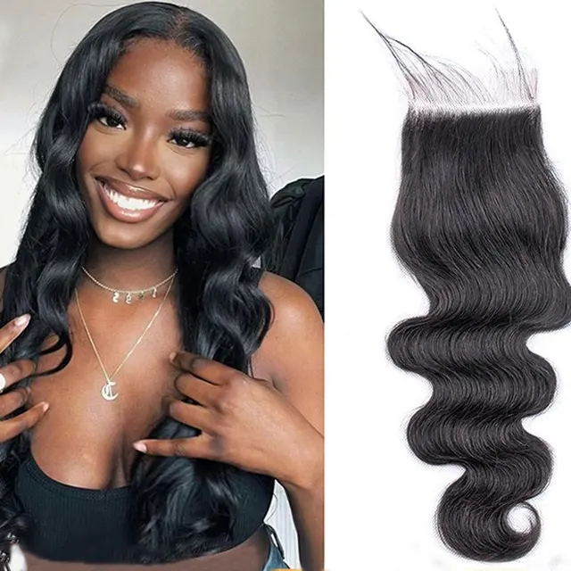 Ali rainha de cabelo aliexpress cabelo humano de 100% virgem top de seda fechamento rendas