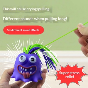 Jouet Squishy Drôle et Gueuleur 2026 |   Monstre à cheveux à tirer, anti-stress, cadeau farfelu pour enfants et adultes, boîte mystère, vente flash - Product Image 2
