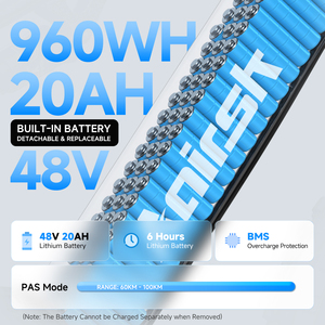 จักรยานสำหรับผู้ใหญ่รุ่นใหม่ EU Stock 2026 XT90 แบตเตอรี่ลิเธียม 48V 20Ah มอเตอร์ฮับหลัง 21 สปีด ระบบกันสะเทือนคู่แบบไร้แปรงถ่าน - Product Image 2