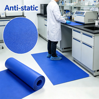 Tapis antistatique durable à haute viscosité avec service d'impression personnalisée pour la ligne de production de cartes de circuits imprimés