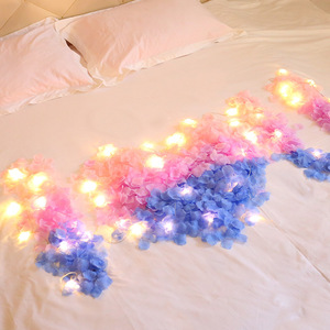 Pétales de <span class=keywords><strong>rose</strong></span> en tissu non tissé, haute qualité, multicolores, décoration de mariage et de la maison, magnifiques pétales de <span class=keywords><strong>rose</strong></span> artificiels - Product Image 5