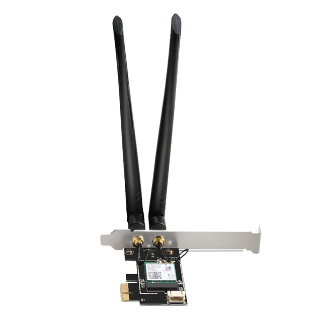 802.11ax Wireless WiFi6 PCIe Internal Network Card Dongle 1300Mbps with Intel AX200 Wireless Adapter for Computer Stock