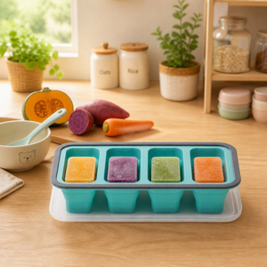 Boîte de rangement multi-niveaux en silicone, compatible micro-ondes, boîte à lunch à 4 compartiments pour adultes, conservation quotidienne des aliments frais, emballage de repas - Product Image 1