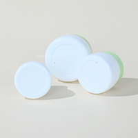 Pots en plastique PP à paroi simple, vides, en forme de dôme, pour cosmétiques (exfoliant pour les lèvres et lotion) 15g/30g/50g, couleur et logo personnalisables