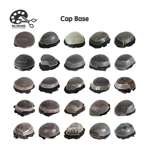 MS. miemie 100% Ấn Độ Remy tóc con người tóc giả cho nam giới cơ thể sóng nước sóng phong cách ren cơ sở Mono tóc giả tự nhiên thẳng 1B hói - Product Image 2