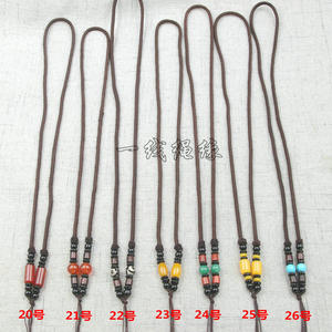 Diy Accessoires Handgeweven Jade Touw Opknoping Natuurlijke Agaat Steen Ketting Touw Jade Jade Hanger Touw Groothandel - Product Image 2