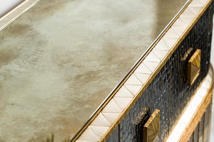 Moderno Vintage Aparador PVD Lacado Metal Sala de Estar Soporte Unidad Caja Villa Armario Hogar Bar Restaurante Cajón Gabinete de Almacenamiento - Product Image 3