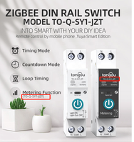 Zigbee interrupteur Intelligent disjoncteur TO-Q-SY1-JZT télécommande sans fil télécommande téléphone contrôle maison intelligente