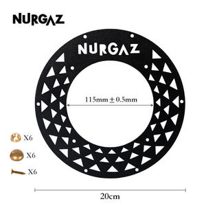 Anillo de hierro Bagua NURGAZ de 115 mm de diámetro interior, placa decorativa para estufa, mesa de té, diseño tradicional chino - Product Image 1