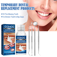 Kit de réparation dentaire temporaire EEIHOE facile à utiliser, perles thermofusibles pour combler les dents manquantes et réparer les espaces entre les dents cassées, 30 ml