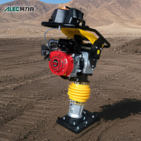 Machines de construction de bâtiments Terre de sol de haute qualité Poussée à la main Rm80 Essence Essence Saut Cric Tampon Rammer Compacteur
