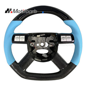 Volant personnalisé en fibre de carbone véritable avec écran LED intelligent pour Chrysler 300 300C SRT SRT8 2004-2010 - Product Image 1