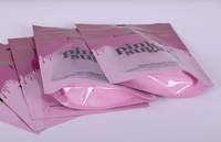 Sachets Doypack en PET transparent avec fenêtre, conception personnalisée, fermeture éclair biodégradable, pour emballage de sucre et aliments secs, impression couleur personnalisée