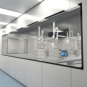 Pannelli modulari per camere bianche certificati ISO 7 GMP | Filtro HEPA + docce d'aria personalizzate e scatola di passaggio - Product Image 6