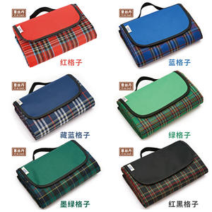 Yisidan - Tapete de Picnic Rectangular de Tela Oxford a Cuadros, Resistente a la Humedad, para Acampar al Aire Libre, SD-6080 - Product Image 5