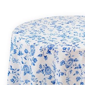 Pure Linen Woven Printed Europe Style <b>Square</b> <b>Tablecloth</b> for Wedding French Natural Flax Custom Size Dining Table Custom Logo - Product Image 1