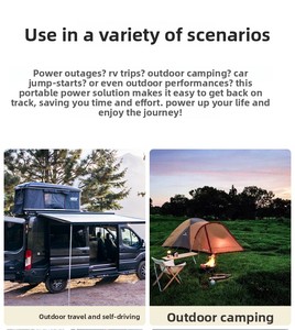 สถานีไฟฟ้าพกพา 2000W-3000W ลิเธียมไอออน MPPT แบตเตอรี่โซลาร์ อินเวอร์เตอร์คลื่นไซน์บริสุทธิ์ สำรองไฟรถยนต์ - Product Image 6