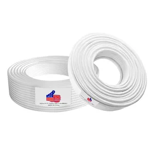 BAGLBSTAR 30M blanc nouveau câble coaxial haute efficacité type n-n rg6 avec câble d'alimentation prix en câble coaxial