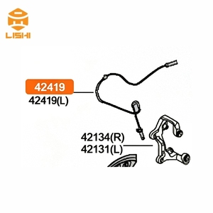 Capteur de vitesse de roue <span class=keywords><strong>ABS</strong></span> d'essieu avant droit pour Li <span class=keywords><strong>Auto</strong></span> L8 2022- Li <span class=keywords><strong>Auto</strong></span> L9 2022- X01-35060038 - Product Image 1