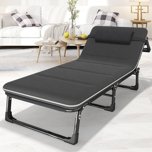 <span class=keywords><strong>Cama</strong></span> <span class=keywords><strong>Plegable</strong></span> Portátil para Exteriores, Ajustable, para <span class=keywords><strong>Playa</strong></span>, con Colchón - Product Image 1