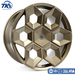 Jantes de voiture sport hexagonales futuristes légères à 6 branches, 18 19 20 21 22 pouces, 5x112 5x114.3, roues forgées pour Tesla Model 3 Model <span class=keywords><strong>XS</strong></span> - Product Image 4