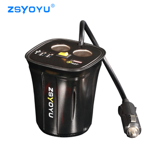 Nhà máy điện áp 5V/9V Thuốc lá nhẹ hơn ổ cắm 18W + 10W + 10W xe sạc Adapter - Product Image 4