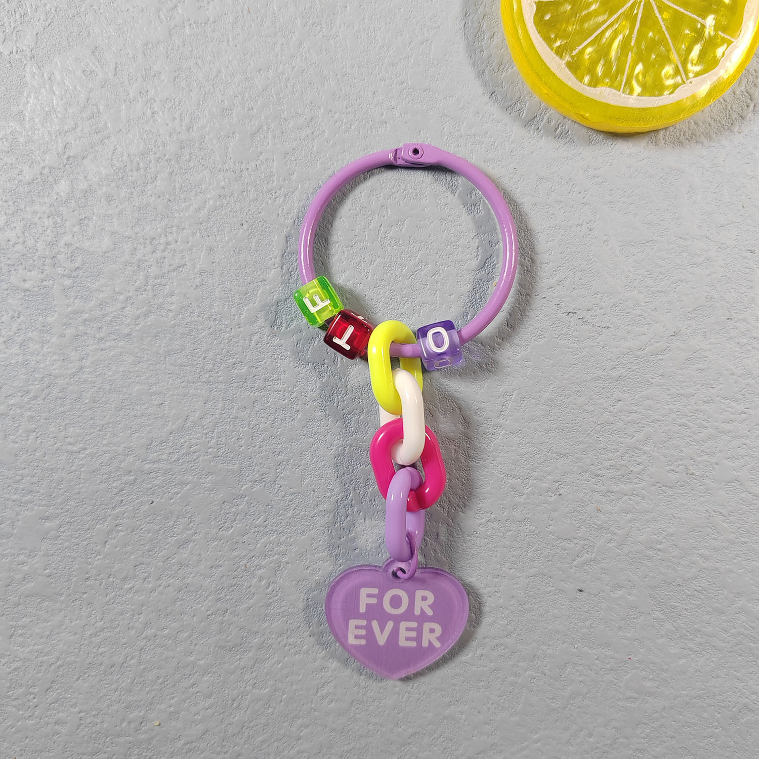 Purple-love brand pendant