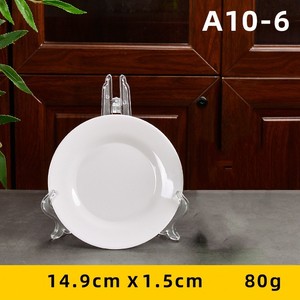 <span class=keywords><strong>Assiette</strong></span> <span class=keywords><strong>plate</strong></span> à steak de style occidental en <span class=keywords><strong>plastique</strong></span> écologique de haute qualité personnalisée <span class=keywords><strong>assiette</strong></span> <span class=keywords><strong>plate</strong></span> ronde peu profonde en mélamine blanche - Product Image 5
