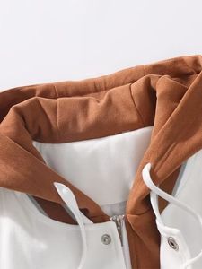 Nouvel Ensemble Deux Pièces <span class=keywords><strong>Homme</strong></span> Style Hong Kong d'<span class=keywords><strong>Hiver</strong></span> – <span class=keywords><strong>Veste</strong></span> Printemps-Automne et Haut de Survêtement Baseball pour Couples - Product Image 3
