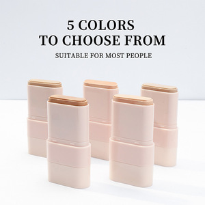 Gran oferta, barra de base correctora mate de cobertura completa ligera de 5 colores con barra correctora blanqueadora de esponja - Product Image 2