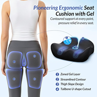 Coussin de siège en gel pour soulager la douleur et offrir un confort rafraîchissant