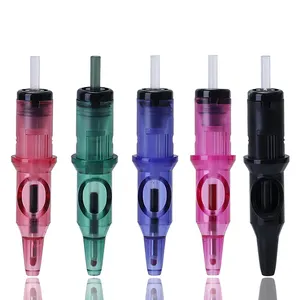 Cartouche de tatouage aiguilles sourcil Eyeliner lèvre Microblading stylo à bille pour Machines de maquillage permanentes rotatives - Product Image 1
