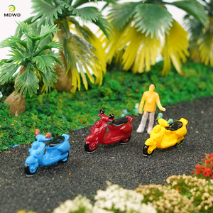 Modelo <span class=keywords><strong>de</strong></span> Motocicleta Miniatura a Escala 1:42 1:150 para Micro Paisajes, Mesa <span class=keywords><strong>de</strong></span> Arena y Escenas DIY - Product Image 5