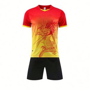 Uniformes de Fútbol Personalizados al Por Mayor, Tallas Grandes, 100% Poliéster, Secado Rápido, Transpirables, para Entrenamiento, Unisex - Product Image 4