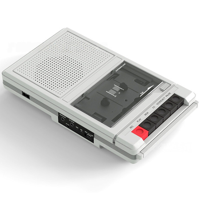 Portable Retro Cassette Player Radio Wireless BT 5.0 MP3 HIFI Sound Nostalgia Double Track AUX Auto Reverse Rechargeable Battery