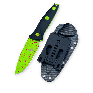 Couteau utilitaire multifonctionnel de petite taille pour l'extérieur, EDC 8Cr13MoV, manche en fibre de nylon, F400, qualité industrielle, camping, survie, OEM - Product Image 1