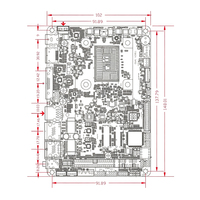 Carte mère industrielle N100 2 ports LAN RTL8111H DDR4 Max 32G 12V 8 USB 6 ports COM SATA3.0 MSATA M.2 pour WIFI/5G