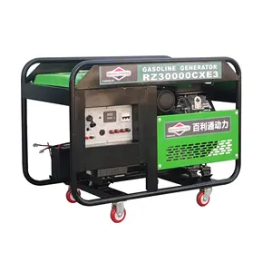 Verhogen G Power Door Briggs & Stratton Motor 20KW 220V/380V Elektrische Vanaf Grote Power Luchtgekoelde benzine Generator