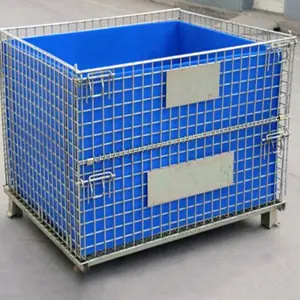 Pannello in plastica riutilizzabile in acciaio per pallet