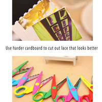 Hanview Kids Paper Edgers Scissors Ciseaux décoratifs pour l'artisanat et les fournitures scolaires 5 pouces 3 Pack ou 6 Pack