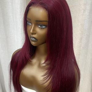 Parrucche HD Lace Front senza colla, capelli umani vietnamiti, ricci profondi e morbidi, 6*7, nero naturale, <span class=keywords><strong>biondo</strong></span>, lunghi e lisci - Product Image 6