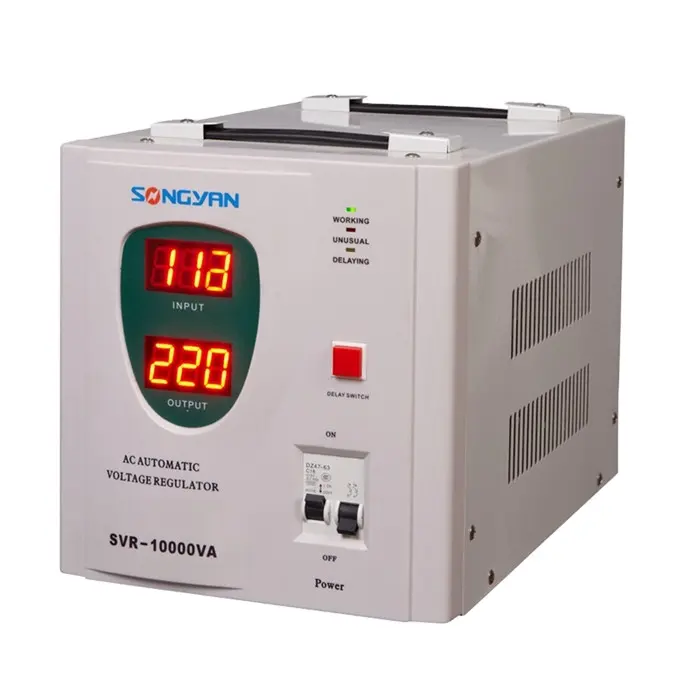 Tegangan ac stabilizer, 1 k/2 k/3 k/5 k AVR, variac SBR-10KVA