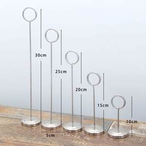 Carte postale de table en métal de style moderne pour bricolage personnalisé <span class=keywords><strong>Place</strong></span> Holder Favors Sign Seat Card for Wedding Birthday Decor in Restaurant Hotel - Product Image 5