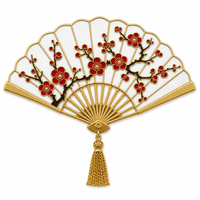 Épinglette en émail métallique Sharingan, broche de revers en métal, motif papillon en fer avec art linéaire détaillé, pour les écoles et les articles promotionnels des clubs