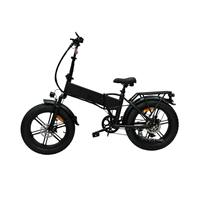 Vélo électrique tout-terrain pliable à pneus larges, moteur arrière 500W 48V, batterie au lithium, 20 pouces