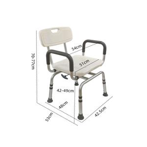 Good Quality Bathroom Adjustable Bath <b>Chair</b> Shower <b>Chair</b> for Elderly - Product Image 3