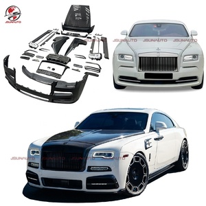 Mise à niveau vers les phares de kit de carrosserie en fibre de carbone de style MSY de 2e génération pour 13-16 Rolls-Royce <span class=keywords><strong>Wraith</strong></span> capot de pare-chocs arrière à lèvre avant - Product Image 1