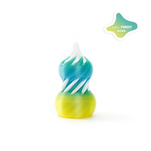 Feeron 3D Printed Spiral Fidget Toys Assorted Geometric Shapes Colorful Stress Relief Lightweight <b>Desk</b> Mini Vortex Cones - Product Image 5
