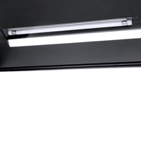 Vitrine chauffante électrique en verre incurvé en acier inoxydable, 3 niveaux, commande manuelle, argent, utilisation en restaurant, affichage à chaud, A++ énergie