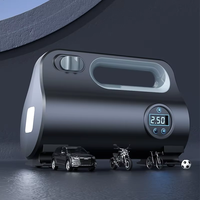 2025 New Car 150 Psi Portable Air Compressor 12V DC Inflator Pump with Pressure Gauge ABS Material for Car Tyres